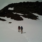 Foto2041 Neuschnee von der Schulter zum Gipfelaufbau Zufallspitze