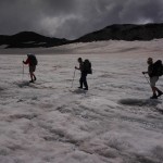 Foto2092 Vedretta Cáreser Es wird flacher und matschiger